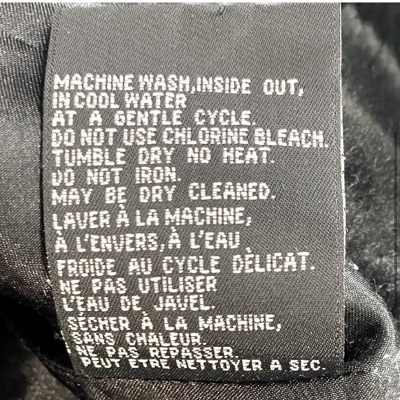 Alia Black Faux Fur Coat With Hood And Winter Themed Trim M - Picture 4 of 16